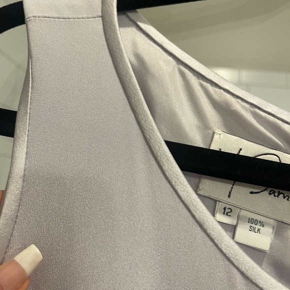 100% silk dress lily samii couture dress saks fifth Avenue - Picture 5 of 7